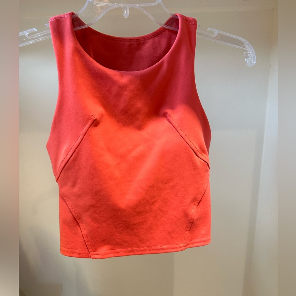 Lululemon tank, Really cute raspberry color, so nice for working out!